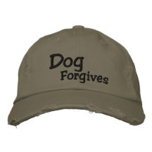 Dog Forgives Baseball Hat Embroidered Baseball Caps