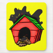 Dog In Dog House Mousemat