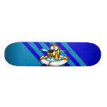 Dog In Lifesaver Float Skate Deck