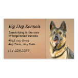 Dog Kennel German Shepherd  Business Card