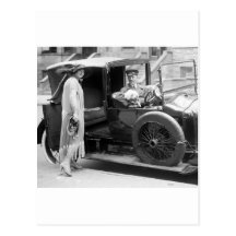 Dog Nanny and Chauffeur, 1920s Post Cards