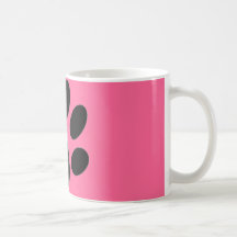 dog paw mug
