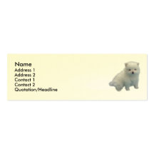 Dog Profile Card Business Card Template