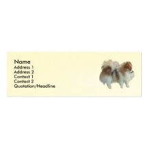 Dog Profile Card Business Card Template