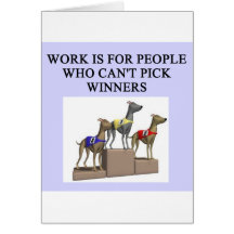 dog racing proverb card