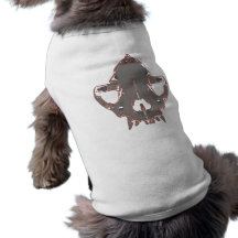 DOG SKULL PET SHIRT