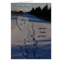Dog Sympathy Greeting Card