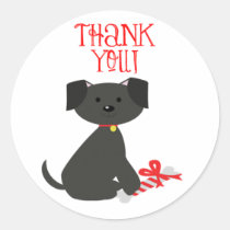 Dog Thank You Stickers stickers