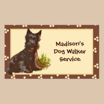 Dog Walker/ Pet Sitter  Business Card business cards