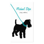 Dog Walker (teal) Business Card