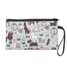 Doggy Boudoir Wristlet Bag by Fluff