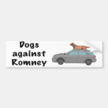 Dogs against Romney Bumper Sticker