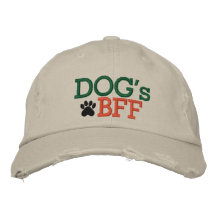 Dog's BFF by SRF Embroidered Baseball Cap