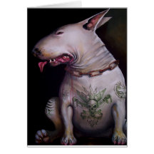 Dogs eat cats greeting cards