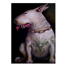 Dogs eat cats postcards