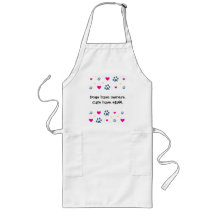 Dogs Have Owners-Cats Have Staff Apron