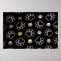 Dogs Rule Paw Prints Gifts for Dog Lovers