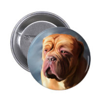 Dogue de Bordeaux Art - Stormy Dogue buttons
