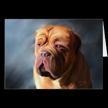 Dogue de Bordeaux Art - Stormy Dogue cards