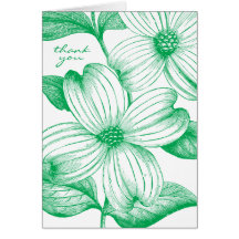 Dogwood Thank You Card