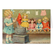Dolly Laundry Cards