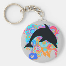 Dolphin Art Keychains