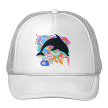 Dolphin Art Mesh Hat