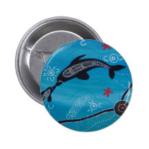 Dolphin & Calf Dreaming Pins