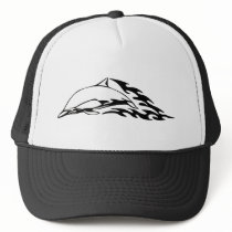 Dolphin designs hat