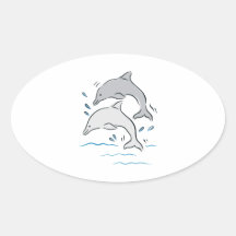 Dolphin Dolphins Marine Mammals Ocean Stickers