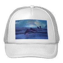 Dolphin fun and play trucker hat