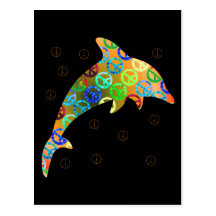 Dolphin Peace Sunday Postcard