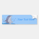 Dolphin Splash Bumper Stickers