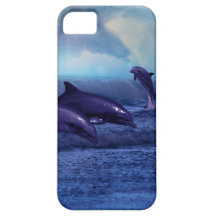 Dolphins fun and play iPhone 5 covers