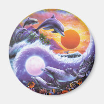 Dolphins Magnet
