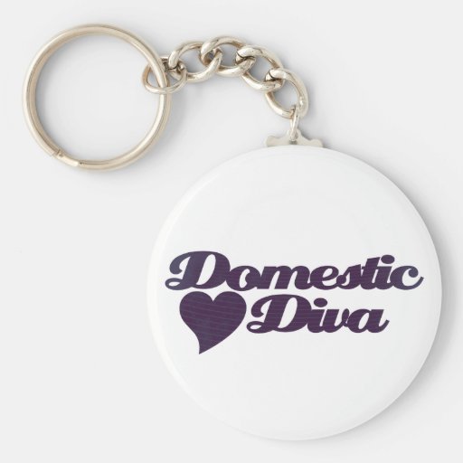 Domestic Diva Key Chains