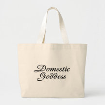 Domestic Goddess Tote Bags
