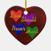 Domestic Violence Awareness Ornament