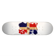 Dominican Republic Flag Skate Decks