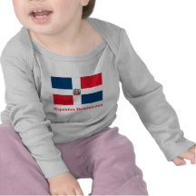 Dominican Republic Flag with Name in Spanish Shirt