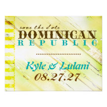 DOMINICAN Save The Date Invitations