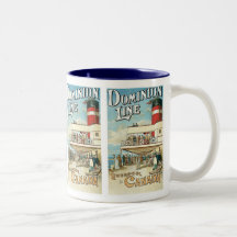 Dominion Line ~ Liverpool to Canada Mugs