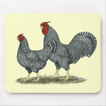 Dominique Chickens Mousepads