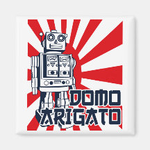Domo Arigato Refrigerator Magnet