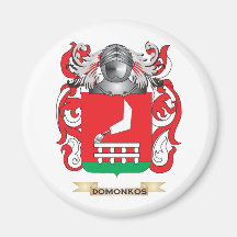 Domonkos Coat of Arms Magnets