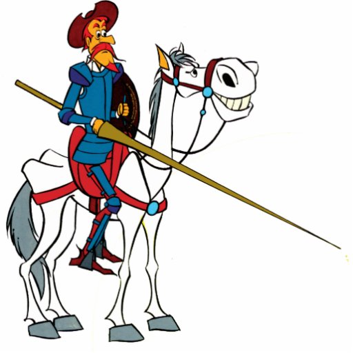 DON QUIXOTE & ROCINANTE - Sculpture - 400 YEARS Acrylic Cut Out
