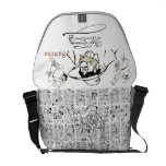 DON QUIXOTE& SANCHO Vth. Centenary, by Cervantes Courier Bags