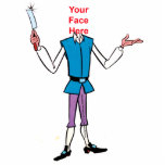 DON QUIXOTE's FRIEND_THE BARBER Template Cut Out