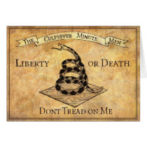 Don’t Tread on Me Cards