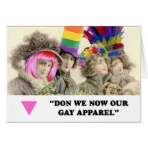Don We Now Our Gay Apparel Christmas Cards